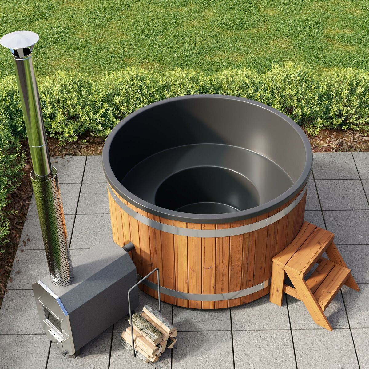 Hot tub classic natural